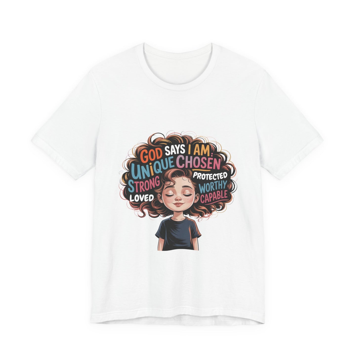 Empowering Message Tee, Unisex Jersey T-Shirt, Inspirational Clothing, Gifts for Teens, Self-Love Apparel, Motivational Wear