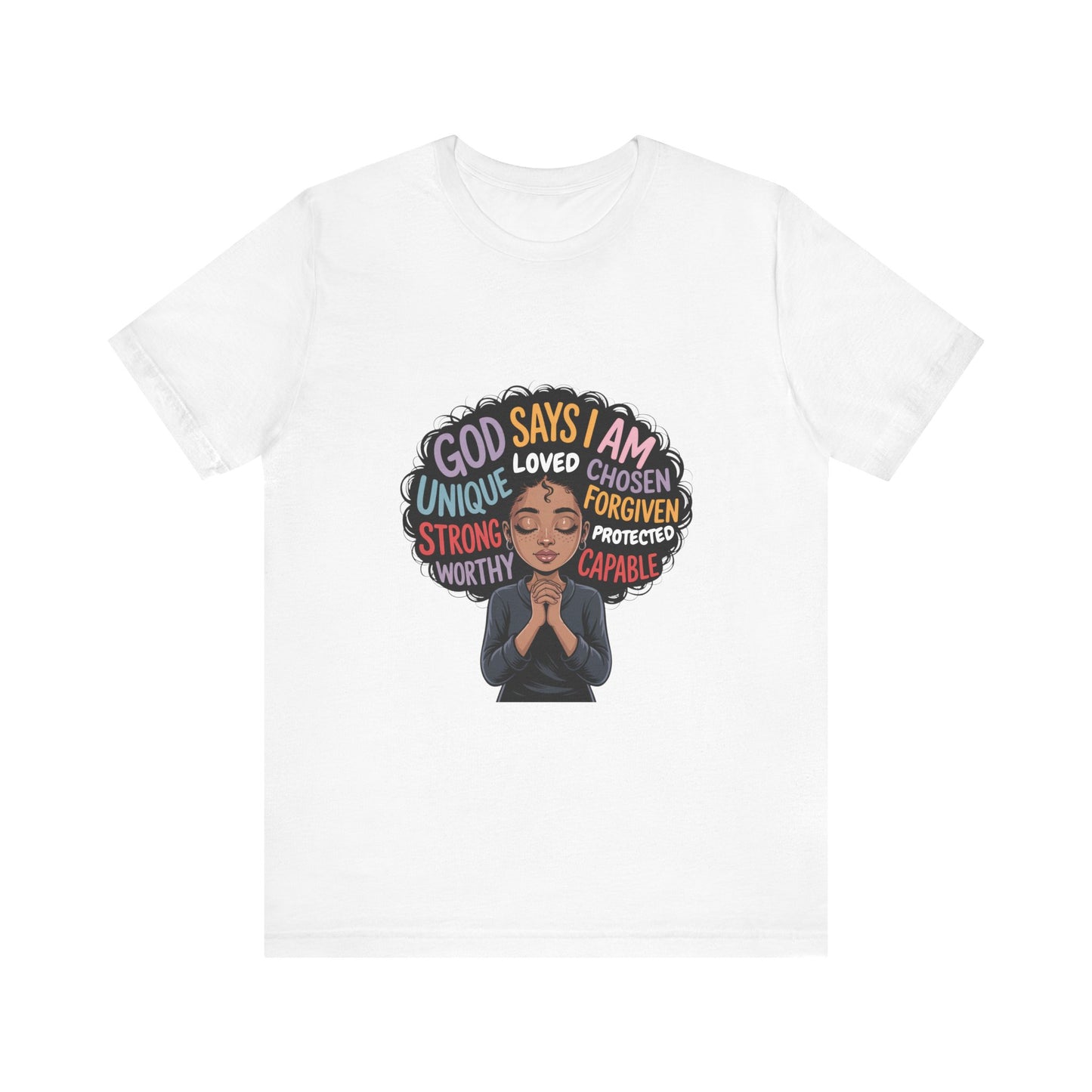 Inspirational Affirmation Tee, Motivational Shirt, Gift for Her, Positive Message T-Shirt, Self-Love Apparel