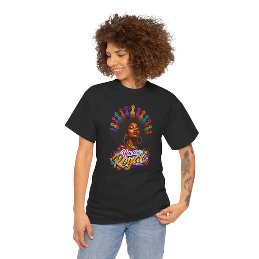 You Are Royal Afro Woman T-Shirt