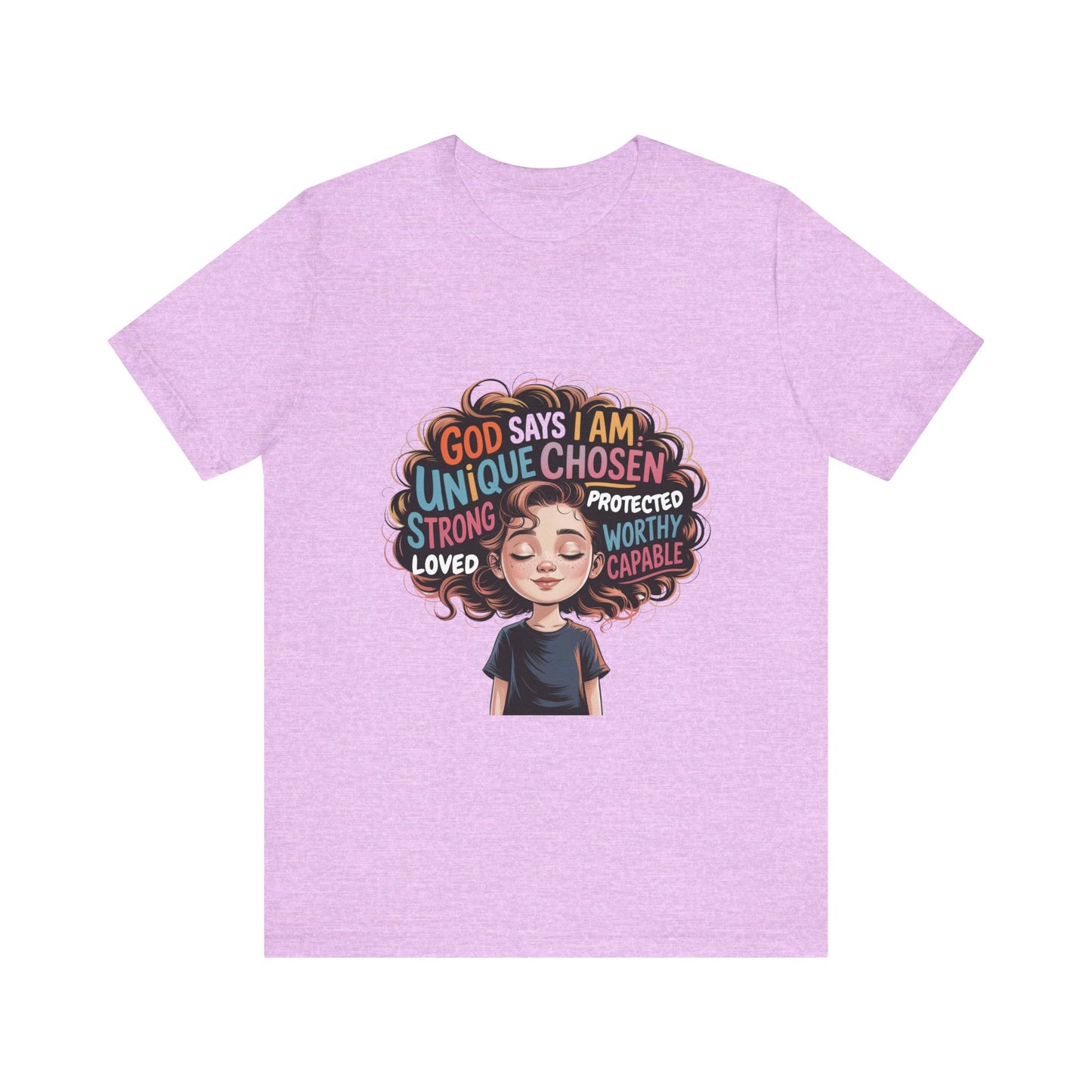 Empowering Message Tee, Unisex Jersey T-Shirt, Inspirational Clothing, Gifts for Teens, Self-Love Apparel, Motivational Wear