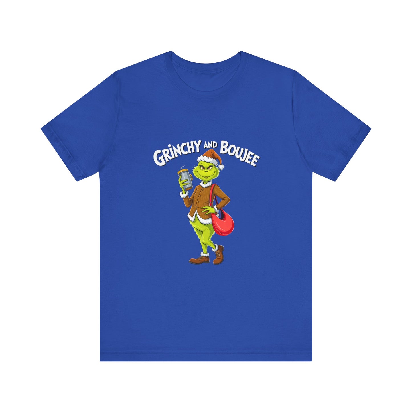 Grinch-Inspired Unisex Jersey Tee, Holiday T-Shirt, Christmas Gift, Fun Graphic Tee, Festive Apparel, Grinch Lover Merch
