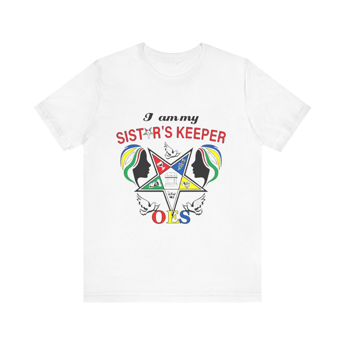 Sister's Keeper Tee - Unisex Jersey Short Sleeve T-Shirt, Family Reunion Gift, Sorority Apparel, Friendship Shirt, Meaningful Gift