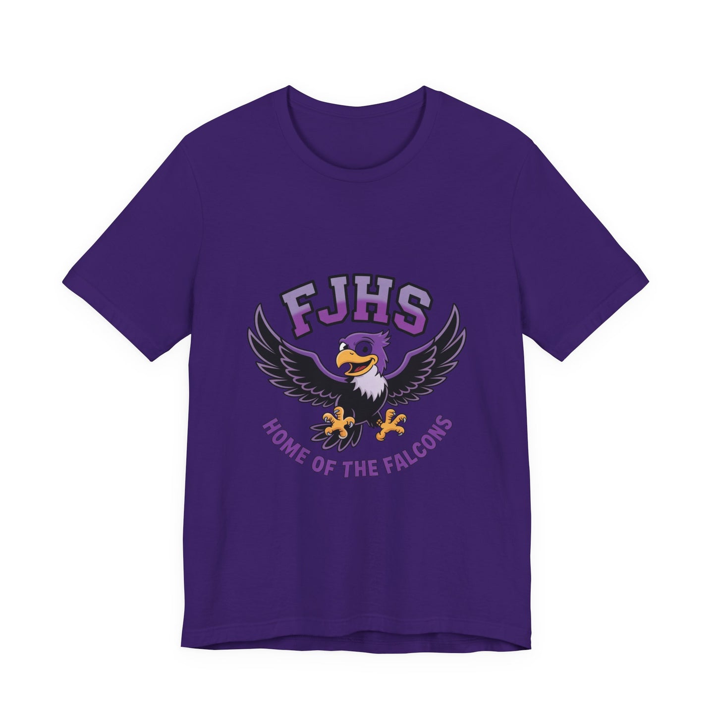 Falcon Spirit Unisex Tee | School Pride Shirt, Soft Casual Wear, Team Spirit, Gift for Students, School Events