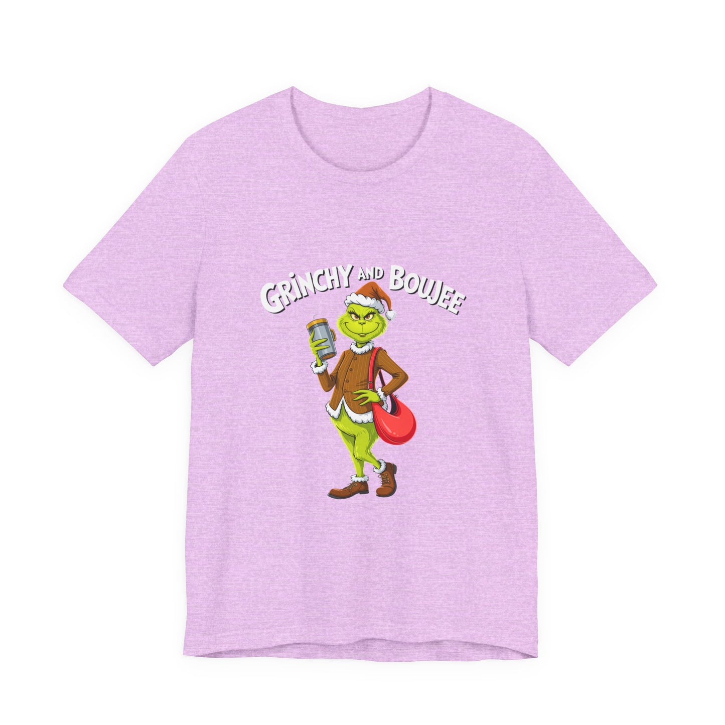 Grinch-Inspired Unisex Jersey Tee, Holiday T-Shirt, Christmas Gift, Fun Graphic Tee, Festive Apparel, Grinch Lover Merch