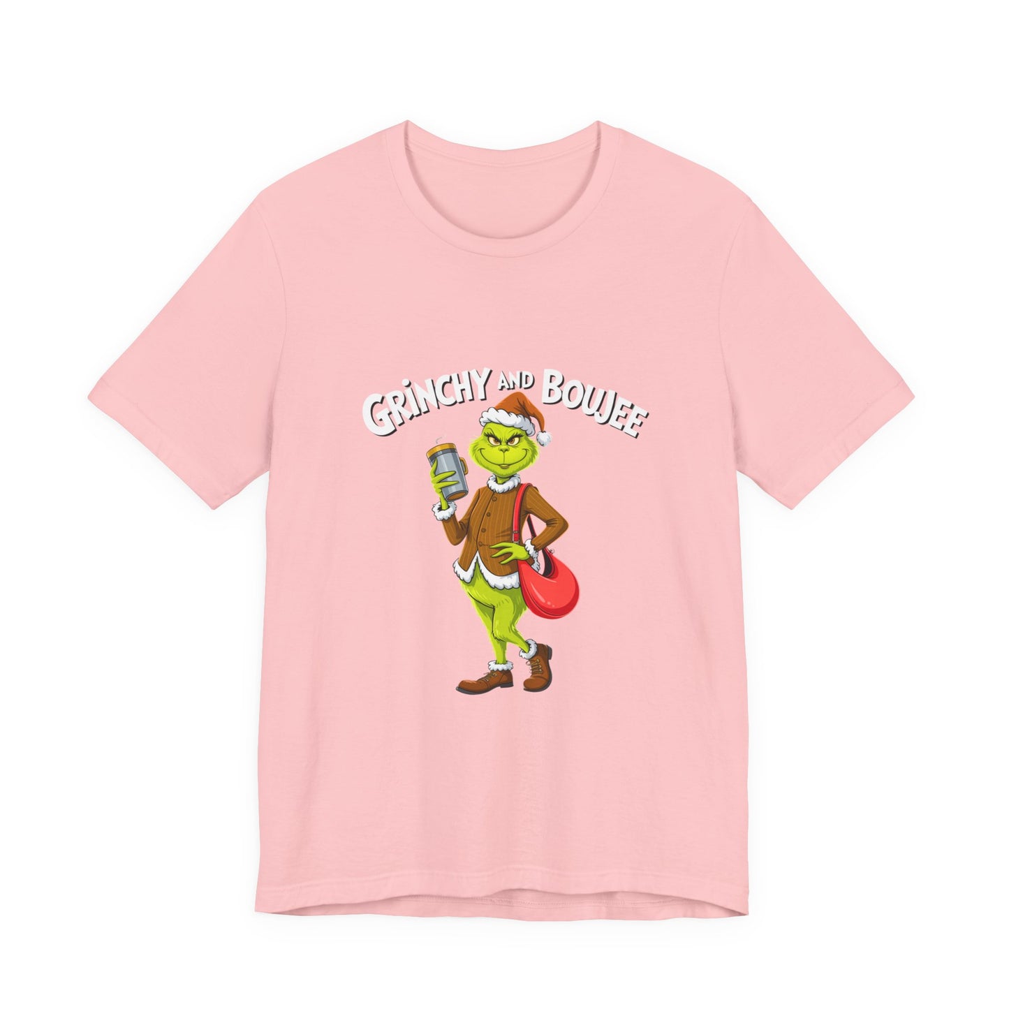 Grinch-Inspired Unisex Jersey Tee, Holiday T-Shirt, Christmas Gift, Fun Graphic Tee, Festive Apparel, Grinch Lover Merch
