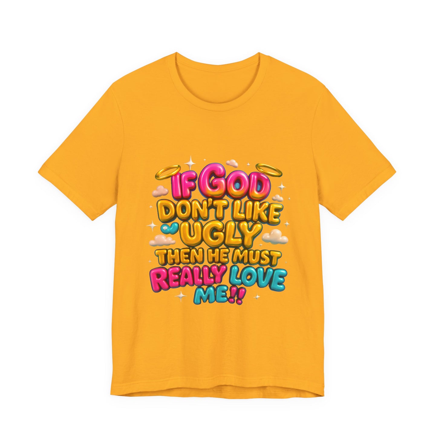 Colorful Religious Tee, Unisex T-Shirt, Funny Christian Shirt, Gift for Faith Lovers, Casual Wear, Church Outfits