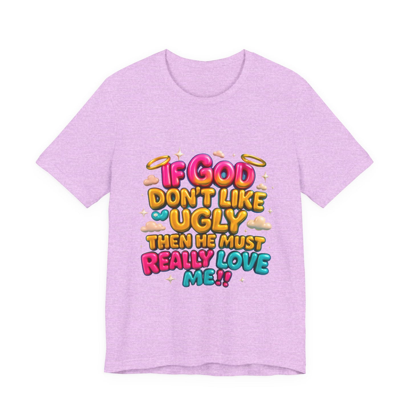 Colorful Religious Tee, Unisex T-Shirt, Funny Christian Shirt, Gift for Faith Lovers, Casual Wear, Church Outfits