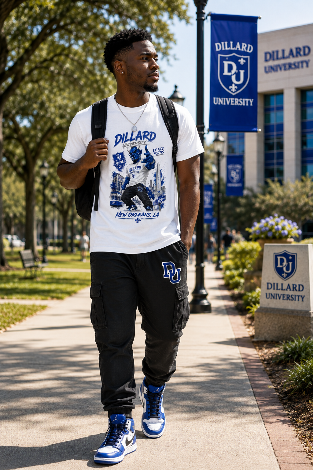 Dillard University Mascot T-Shirt