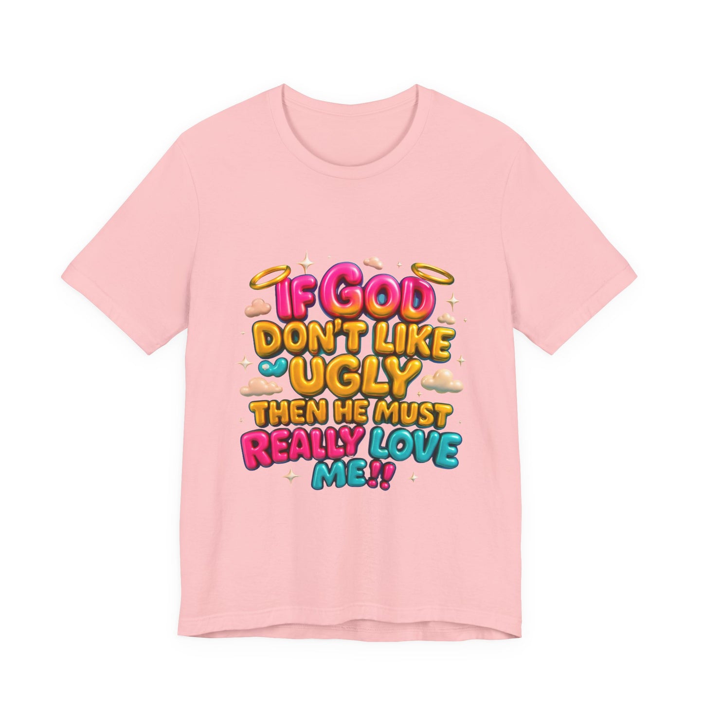 Colorful Religious Tee, Unisex T-Shirt, Funny Christian Shirt, Gift for Faith Lovers, Casual Wear, Church Outfits