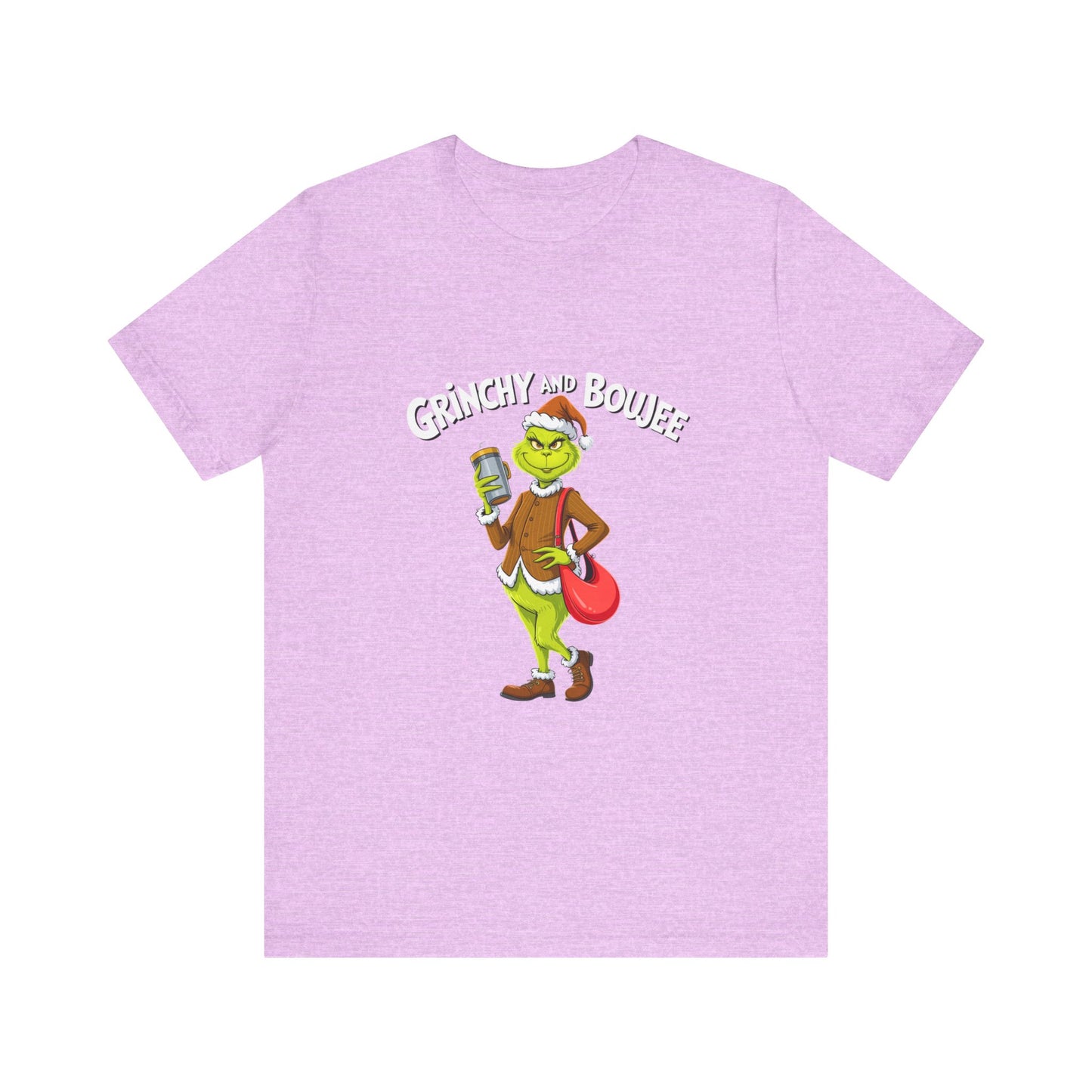 Grinch-Inspired Unisex Jersey Tee, Holiday T-Shirt, Christmas Gift, Fun Graphic Tee, Festive Apparel, Grinch Lover Merch