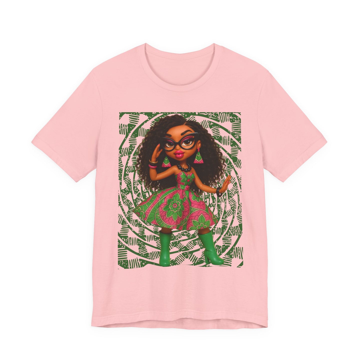 Stylish Short Sleeve Tee with Whimsical Design, Fashion T-Shirt, Casual Wear, Gift for Friends, Birthday Celebration