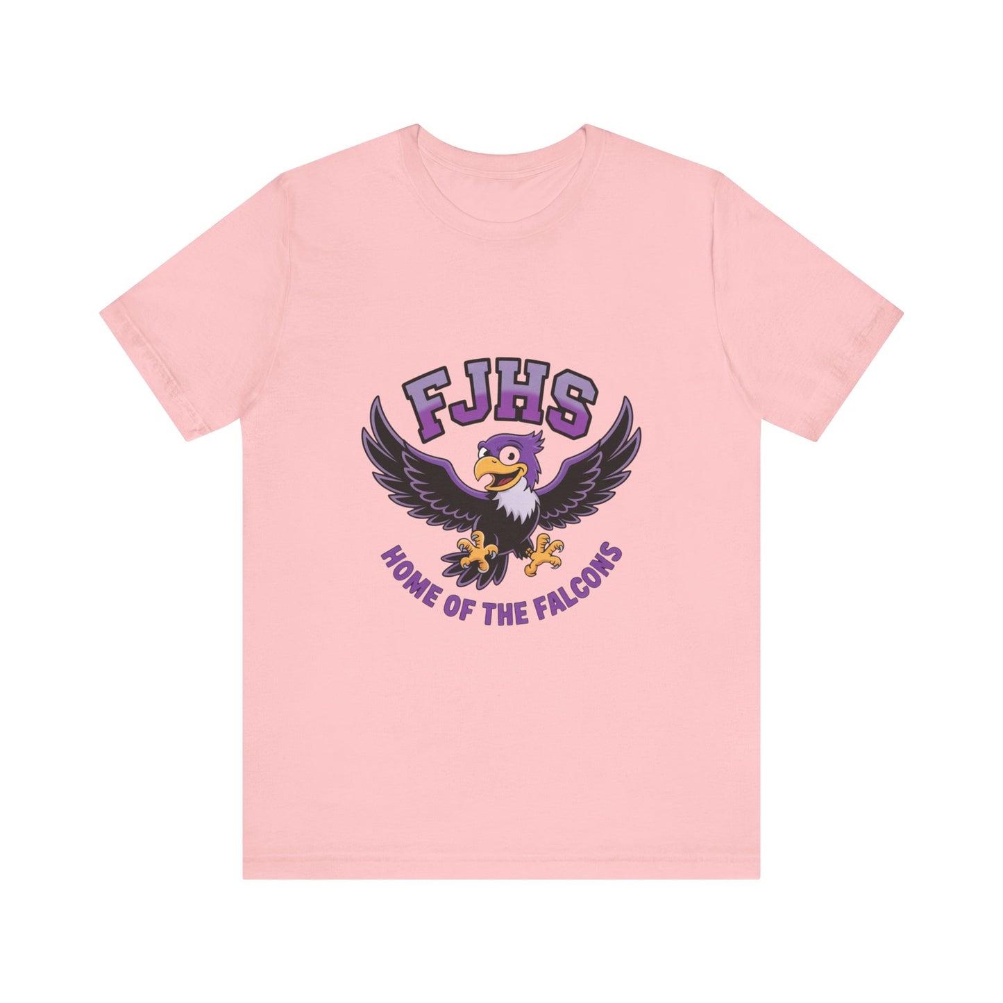 Falcon Spirit Unisex Tee | School Pride Shirt, Soft Casual Wear, Team Spirit, Gift for Students, School Events