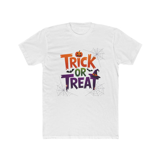 Unisex Halloween Trick or Treat Tee, Spooky T-Shirt, Halloween Costume, Fall Fashion, Pumpkin Shirt, Ghostly Fun Apparel