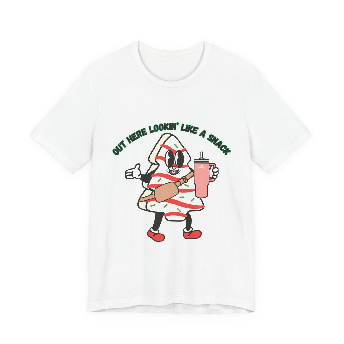 Snack Vibes T-Shirt, Fun Foodie Tee, Gifts for Food Lovers, Unisex Casual Wear, Cute Snack Design Tee