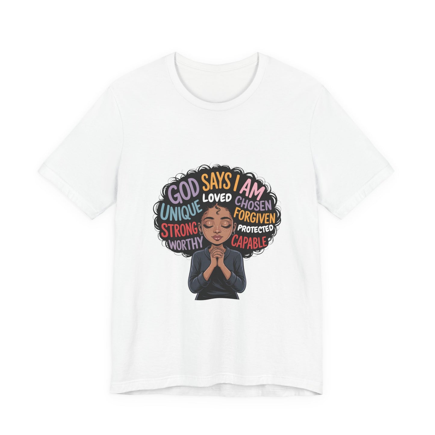 Inspirational Affirmation Tee, Motivational Shirt, Gift for Her, Positive Message T-Shirt, Self-Love Apparel