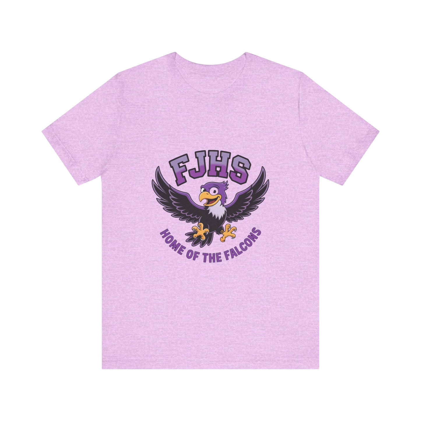 Falcon Spirit Unisex Tee | School Pride Shirt, Soft Casual Wear, Team Spirit, Gift for Students, School Events