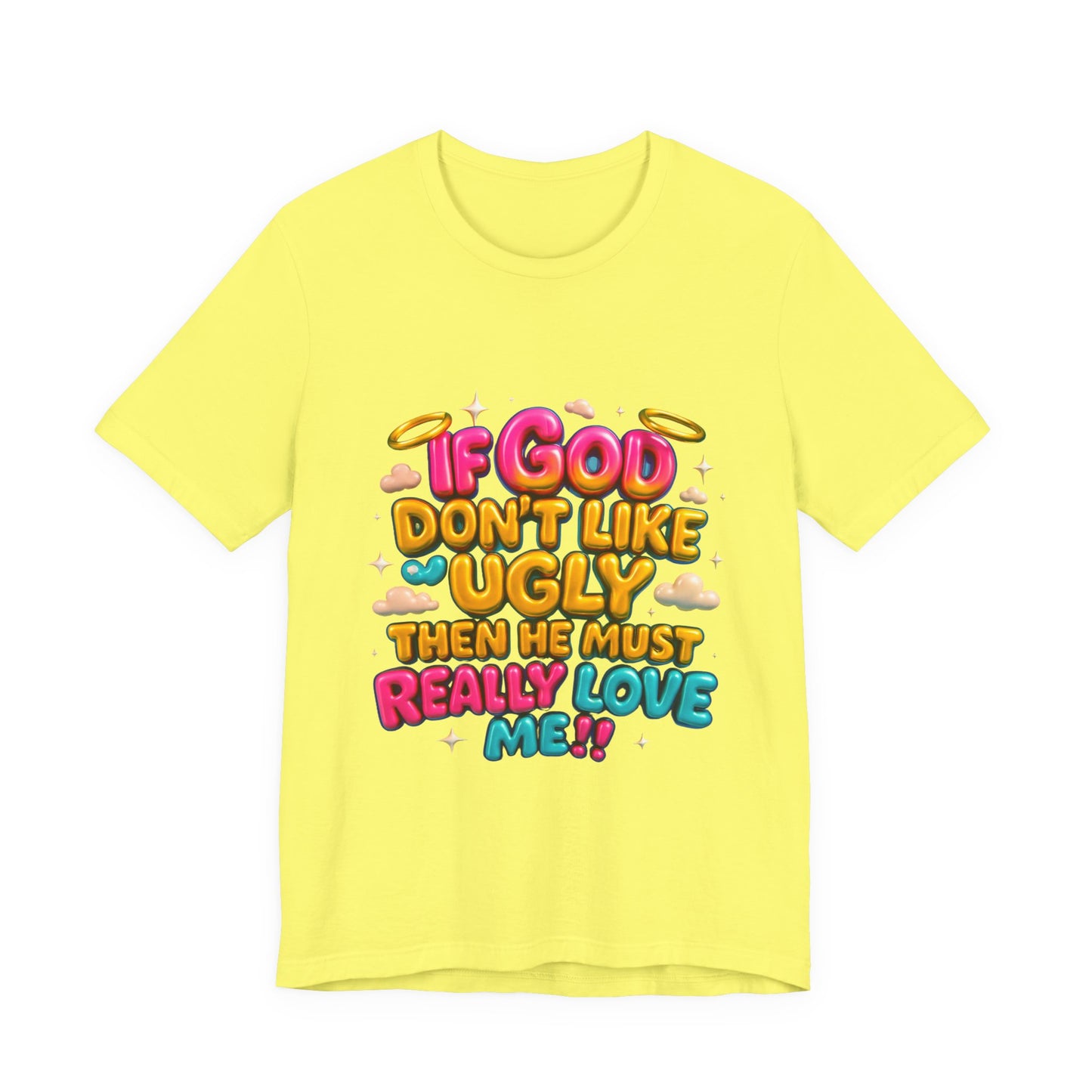 Colorful Religious Tee, Unisex T-Shirt, Funny Christian Shirt, Gift for Faith Lovers, Casual Wear, Church Outfits