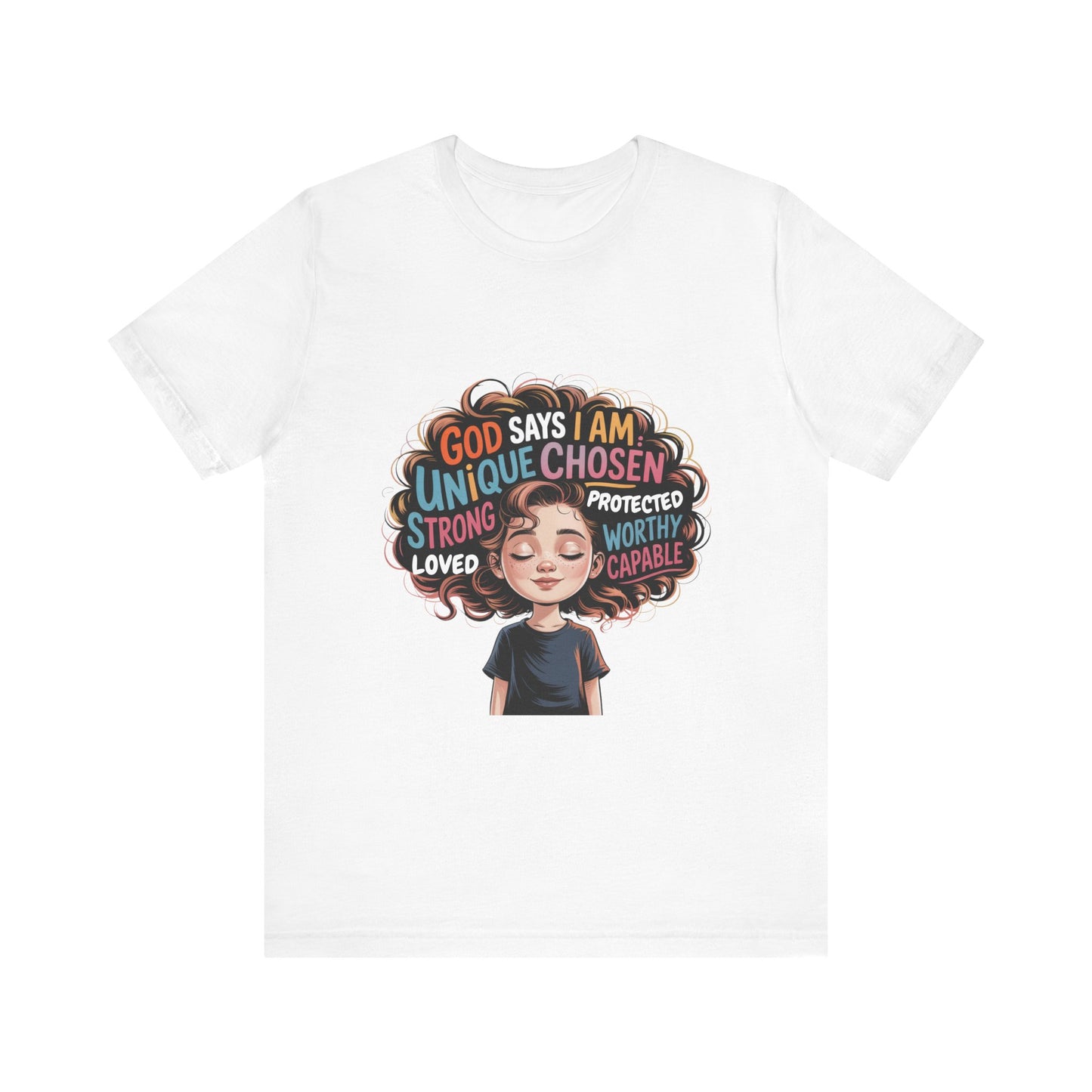 Empowering Message Tee, Unisex Jersey T-Shirt, Inspirational Clothing, Gifts for Teens, Self-Love Apparel, Motivational Wear