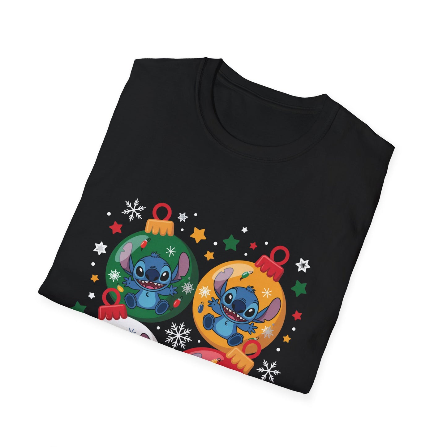 Stitch Holiday Unisex T-Shirt - Cute Stitch Tee, Layered Christmas Shirt, Holiday Gift, Disney Inspired Apparel, Fun Casual Wear