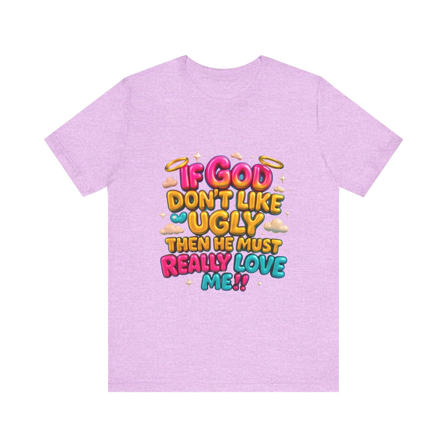 Colorful Religious Tee, Unisex T-Shirt, Funny Christian Shirt, Gift for Faith Lovers, Casual Wear, Church Outfits