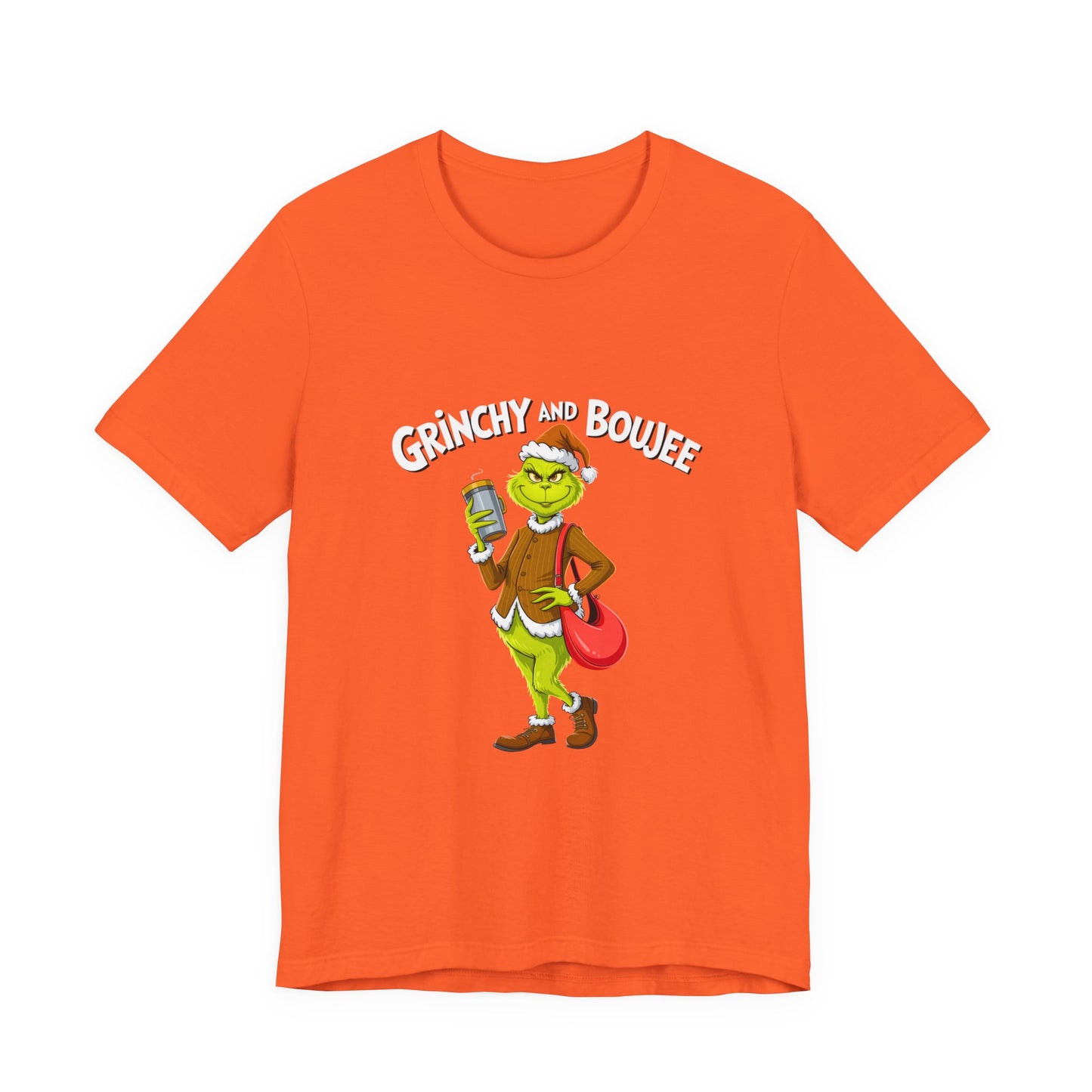 Grinch-Inspired Unisex Jersey Tee, Holiday T-Shirt, Christmas Gift, Fun Graphic Tee, Festive Apparel, Grinch Lover Merch