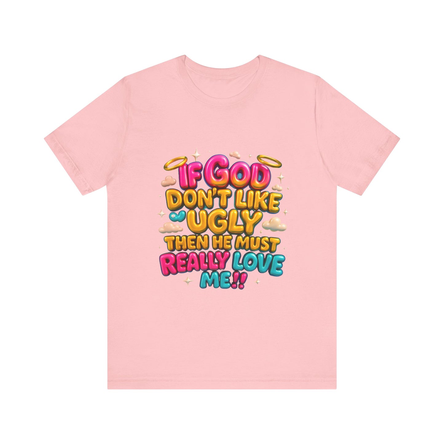 Colorful Religious Tee, Unisex T-Shirt, Funny Christian Shirt, Gift for Faith Lovers, Casual Wear, Church Outfits