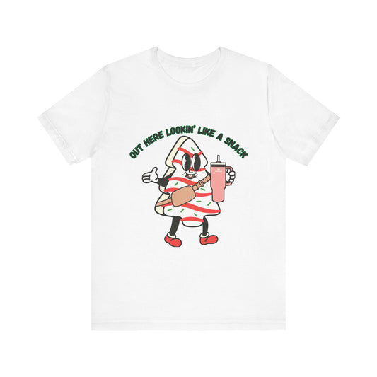 Snack Vibes T-Shirt, Fun Foodie Tee, Gifts for Food Lovers, Unisex Casual Wear, Cute Snack Design Tee