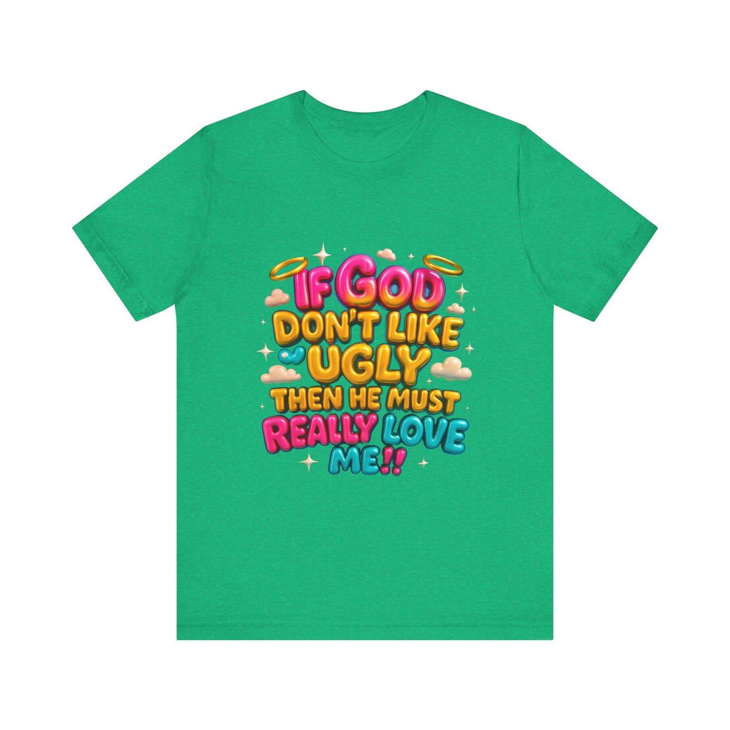 Colorful Religious Tee, Unisex T-Shirt, Funny Christian Shirt, Gift for Faith Lovers, Casual Wear, Church Outfits