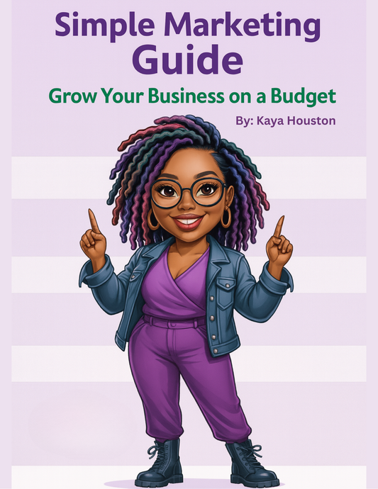 (DIGITAL DOWNLOAD) Simple Marketing Guide: Grow Your Business on a Budget