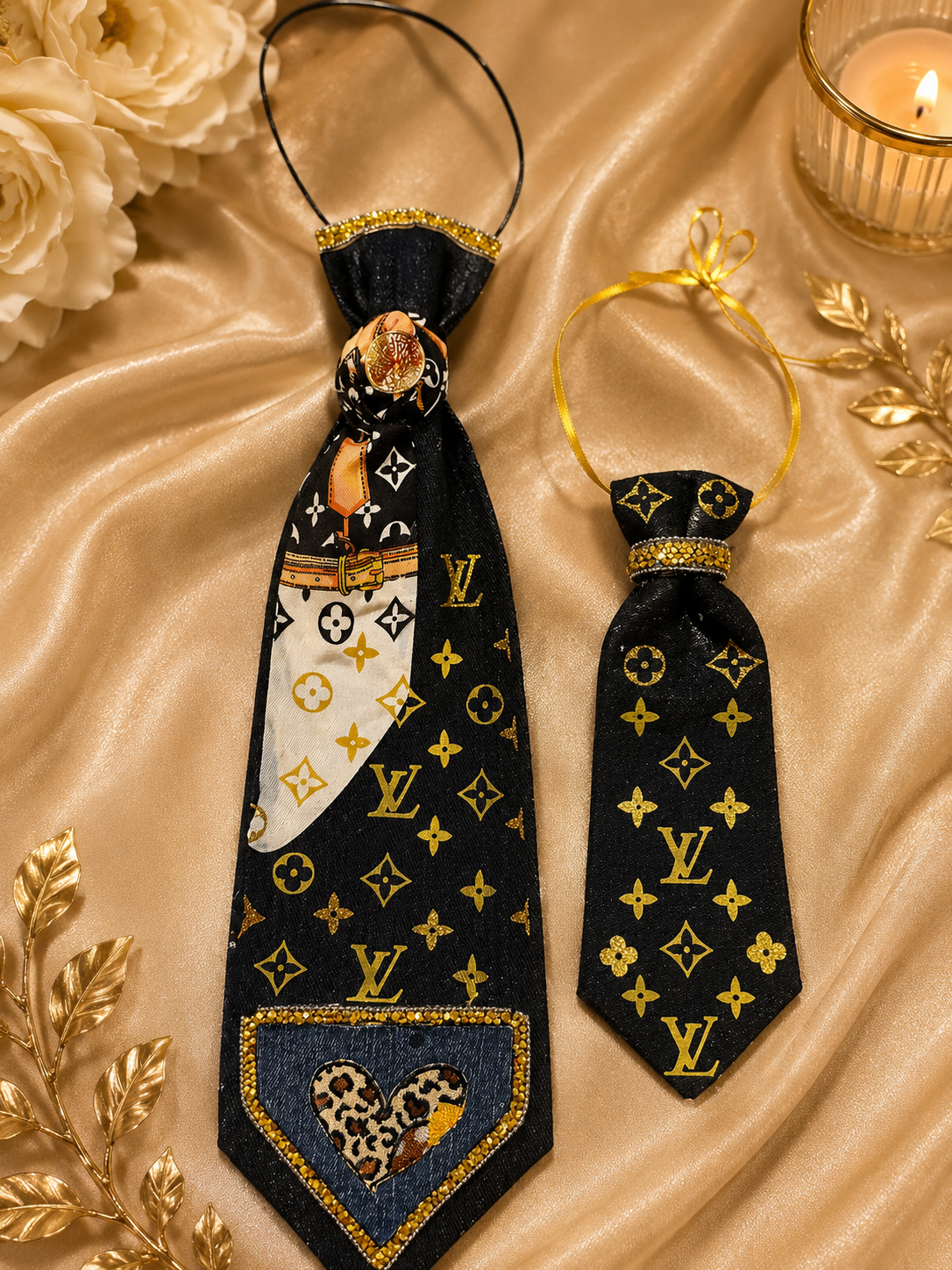 Mother-Daughter Statement Tie Set
