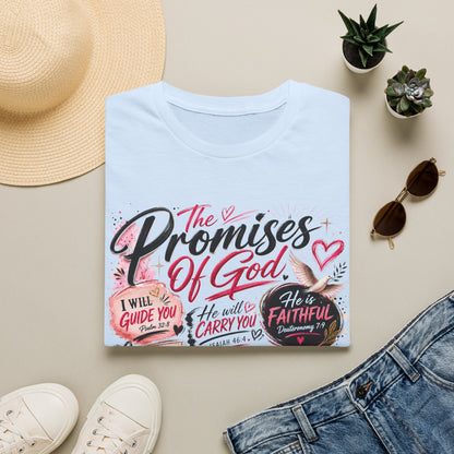 T-Shirt — "The Promises of God" Christian Faith Graphic Tee