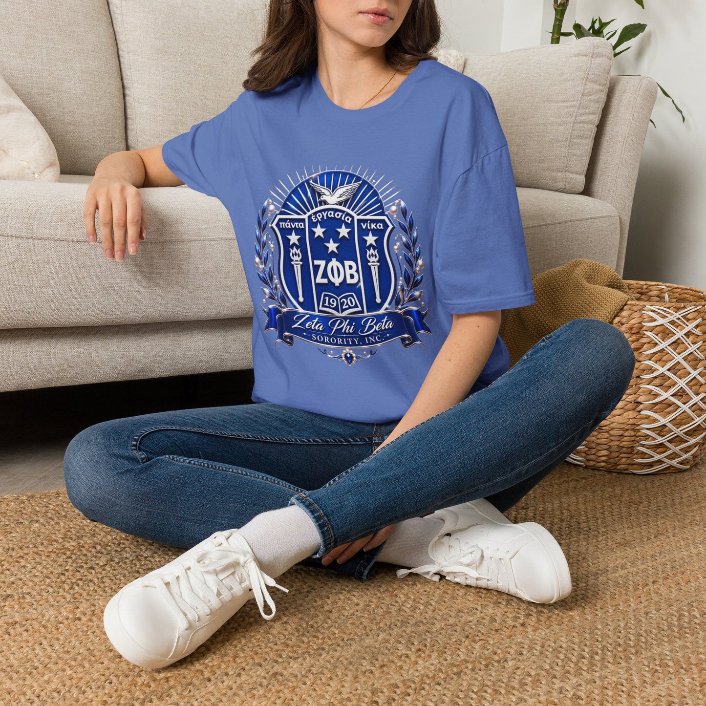 Zeta Phi Beta Crest T-Shirt
