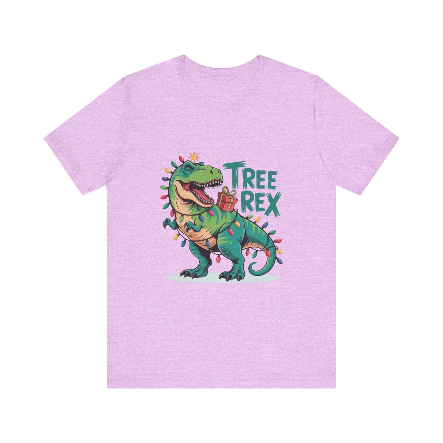 Dino Christmas Tee, Tree Rex Unisex Shirt, Fun Holiday Gift, Cute Dinosaur Apparel, Family Christmas Shirt, Festive Tee