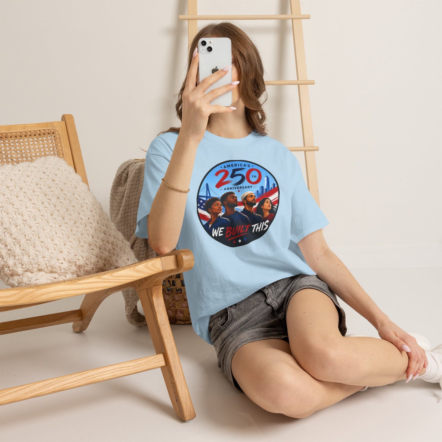 "We Built This" 250th Anniversary American Heritage Tee