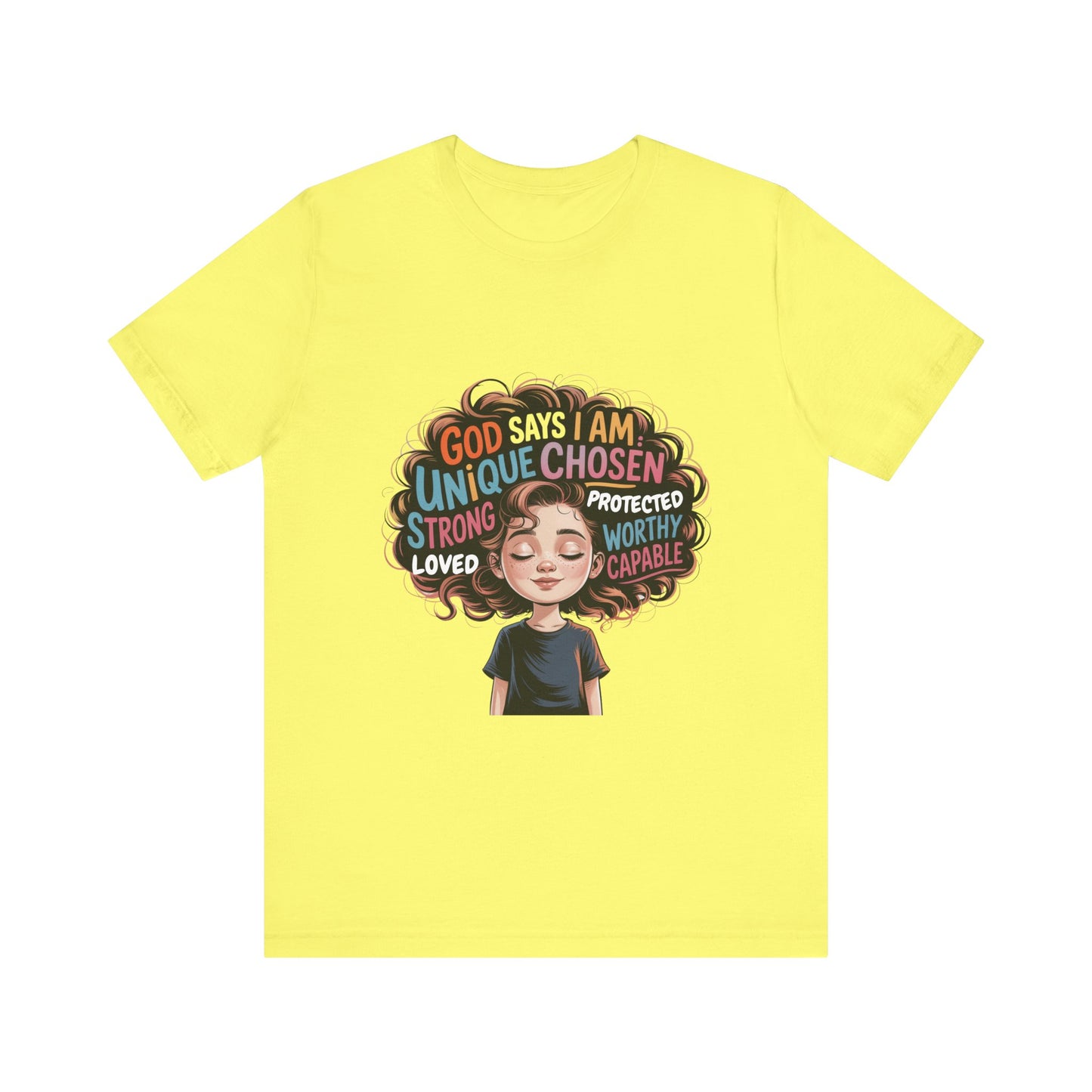 Empowering Message Tee, Unisex Jersey T-Shirt, Inspirational Clothing, Gifts for Teens, Self-Love Apparel, Motivational Wear