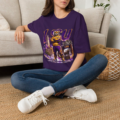 LSU Tiger Mascot T-Shirt – College Football Game Day Tee