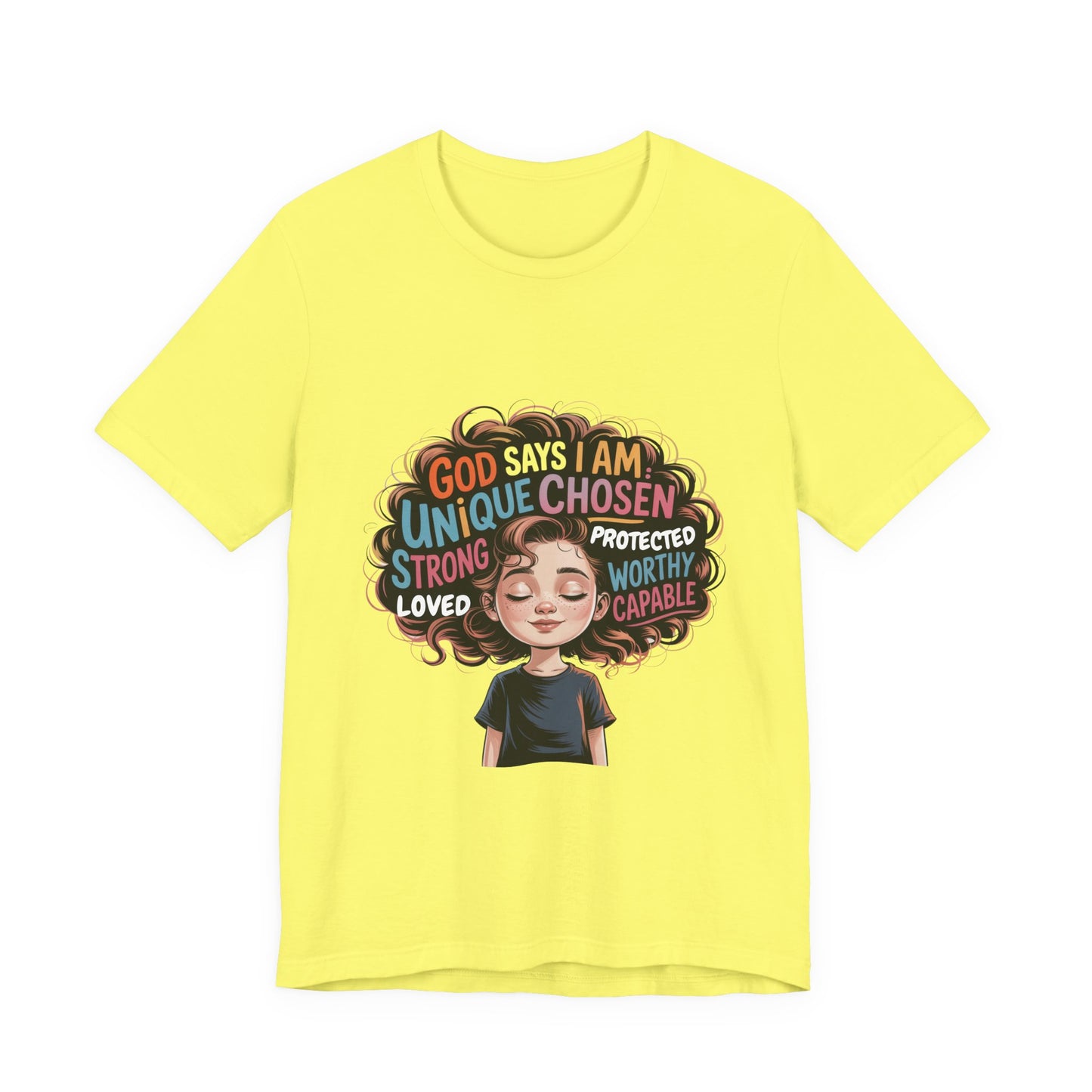 Empowering Message Tee, Unisex Jersey T-Shirt, Inspirational Clothing, Gifts for Teens, Self-Love Apparel, Motivational Wear