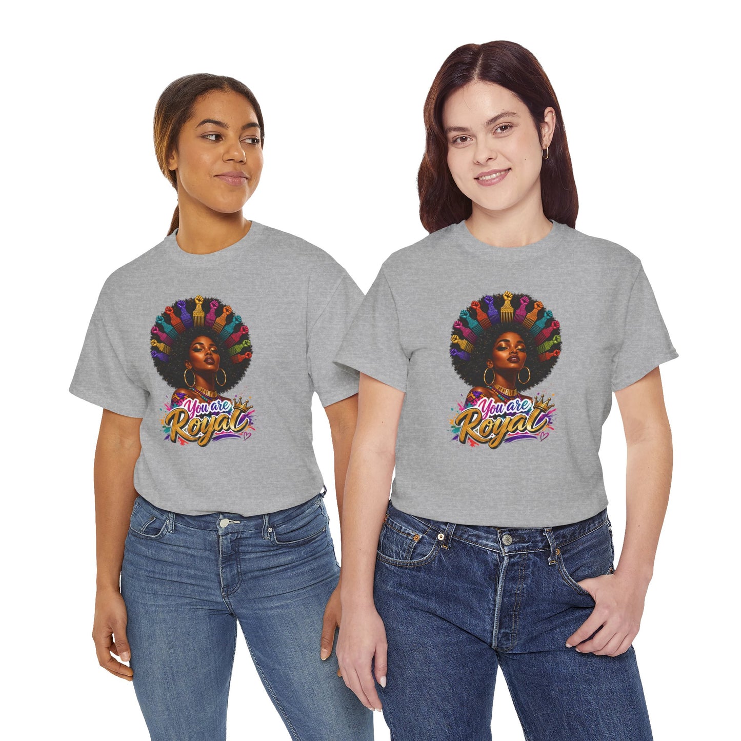 You Are Royal Afro Woman T-Shirt