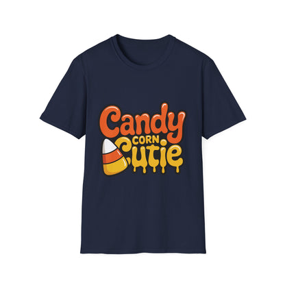 Halloween Candy Corn Cutie T-Shirt, Funny Halloween Tee, Fall Apparel, Unisex Graphic Shirt, Cute Halloween Gift