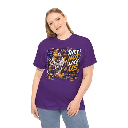 LSU Tigers "They Not Like Us" Football T-Shirt