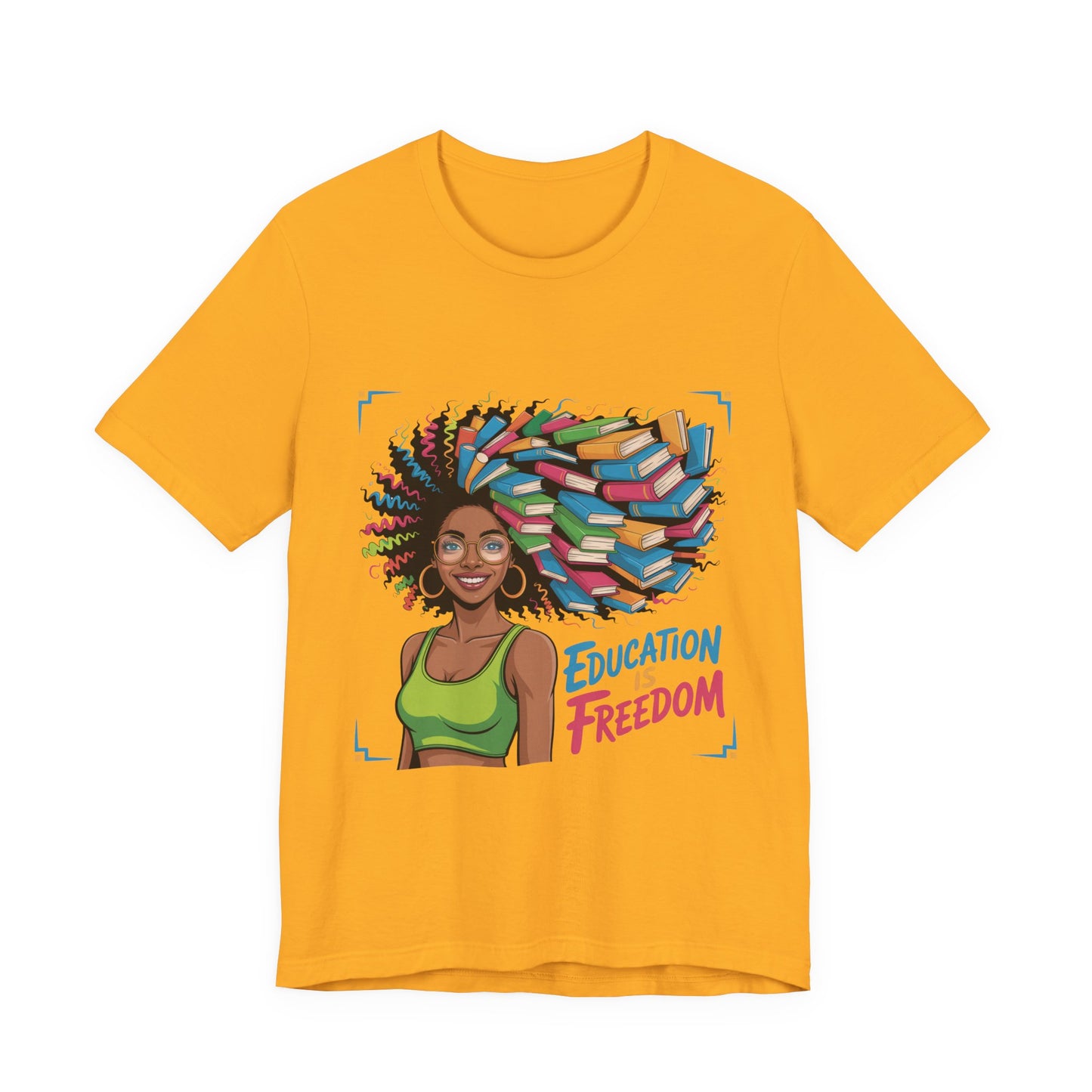 Empowering Education Tee, Inspirational Graphic Shirt, Unisex Education Gift, Perfect for Students, Black History Month Apparel, Book [...]