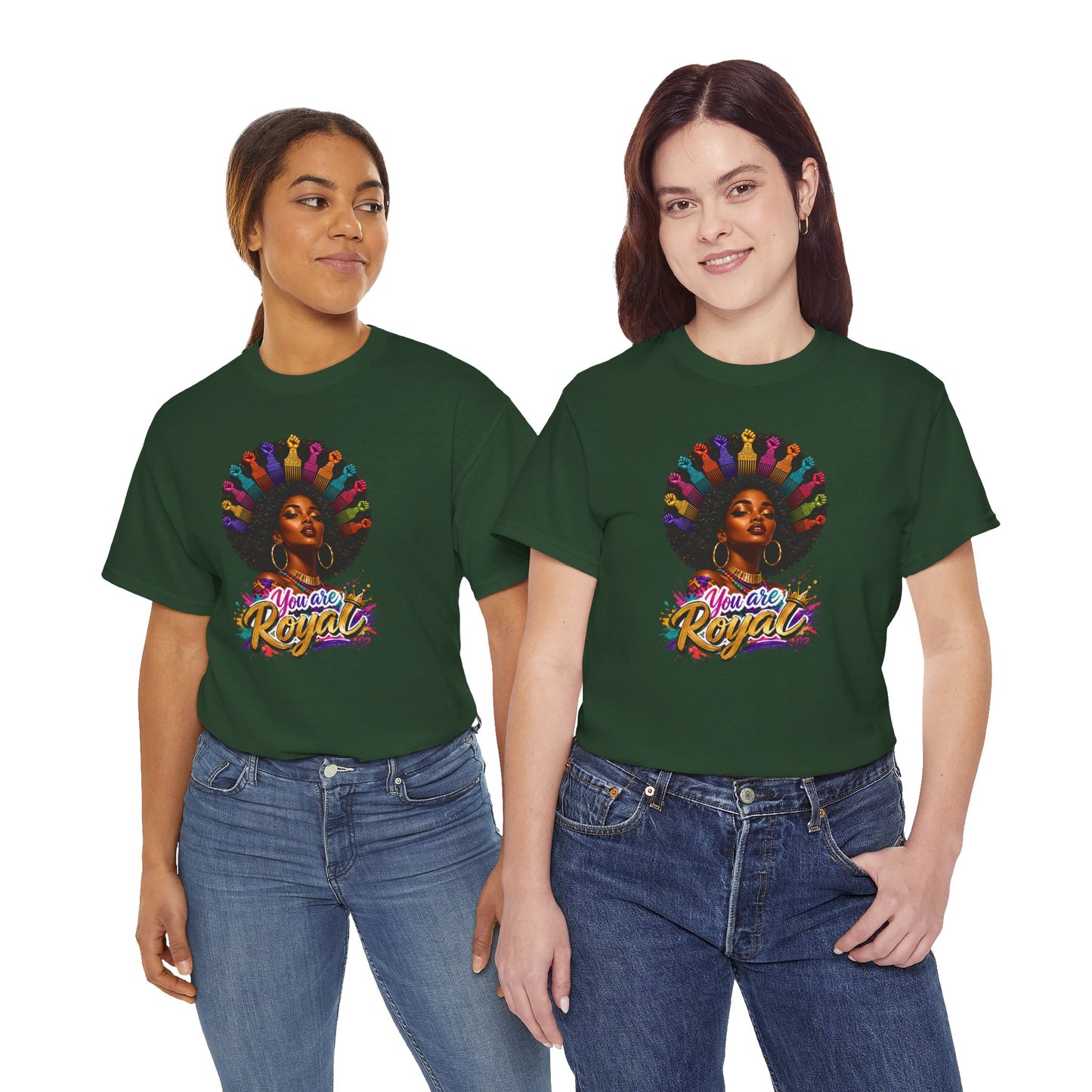 You Are Royal Afro Woman T-Shirt