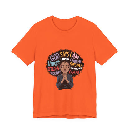 Inspirational Affirmation Tee, Motivational Shirt, Gift for Her, Positive Message T-Shirt, Self-Love Apparel