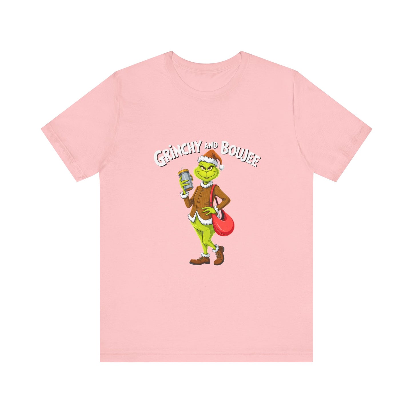 Grinch-Inspired Unisex Jersey Tee, Holiday T-Shirt, Christmas Gift, Fun Graphic Tee, Festive Apparel, Grinch Lover Merch