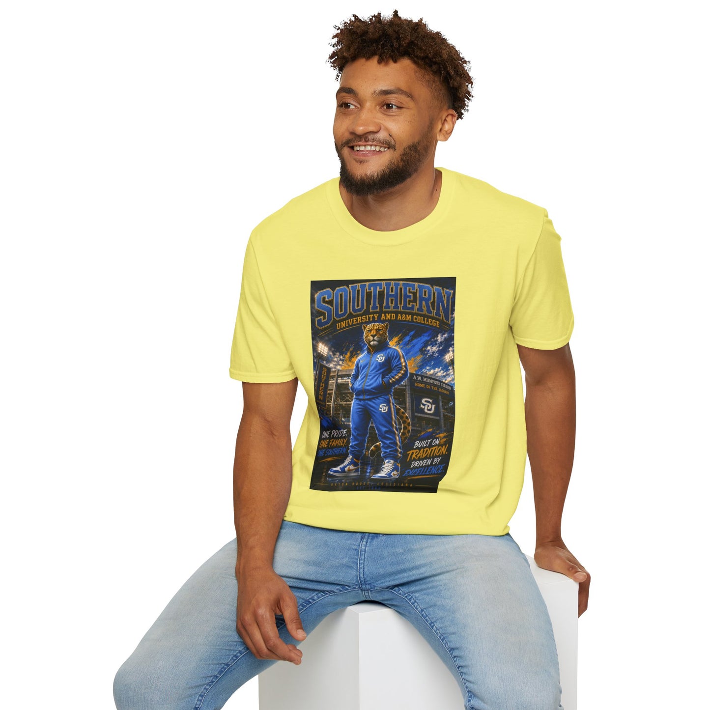 Southern University Graphic T-Shirt — Mascot Campus Scene