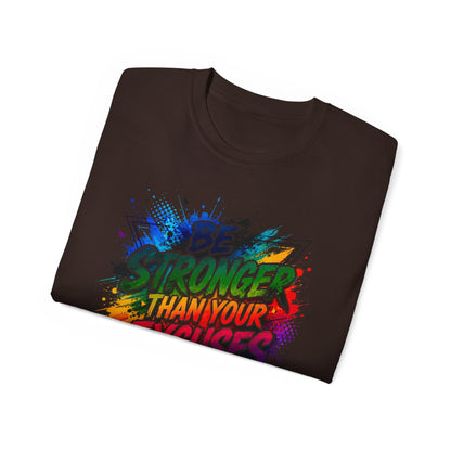 Be Stronger Than Your Excuses T-Shirt — Motivational Gym Tee