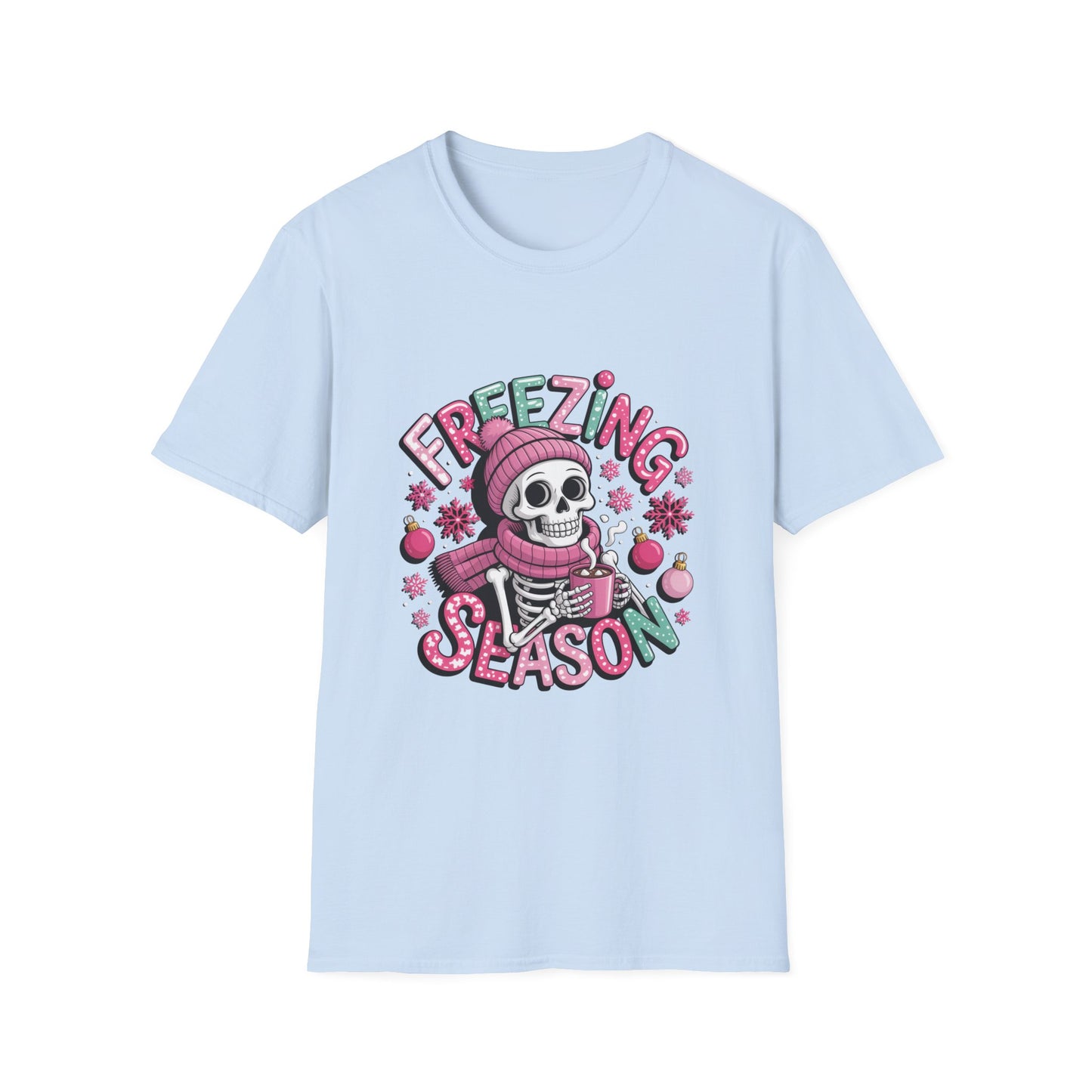 Whimsical Skeleton Winter T-Shirt, Fun Seasonal Tee, Halloween & Winter Apparel, Gift for Friends & Family, Casual Streetwear, Unisex [...]