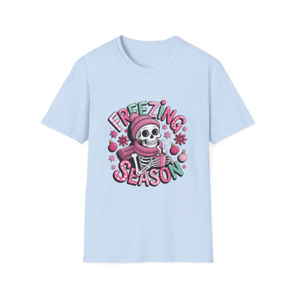 Whimsical Skeleton Winter T-Shirt, Fun Seasonal Tee, Halloween & Winter Apparel, Gift for Friends & Family, Casual Streetwear, Unisex [...]