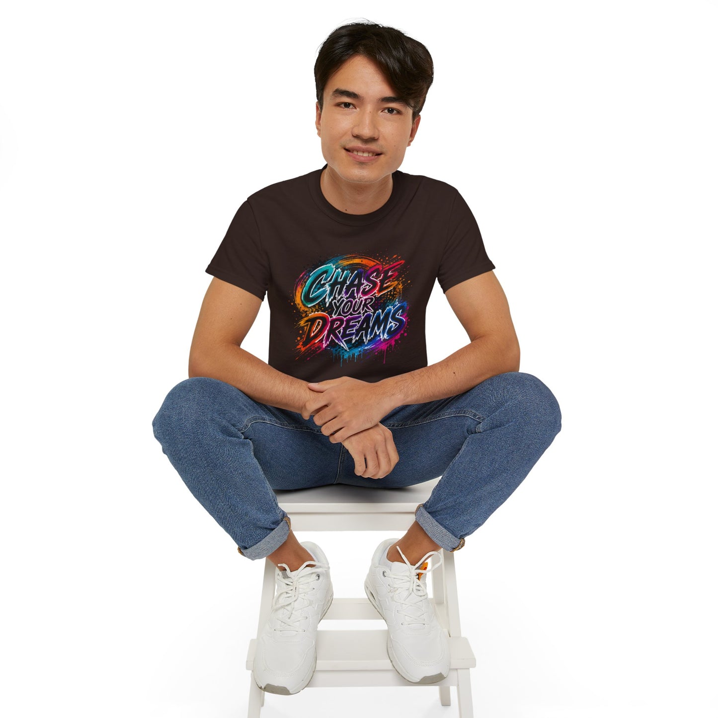 Chase Your Dreams Graphic Tee - Inspirational Motivational T-Shirt