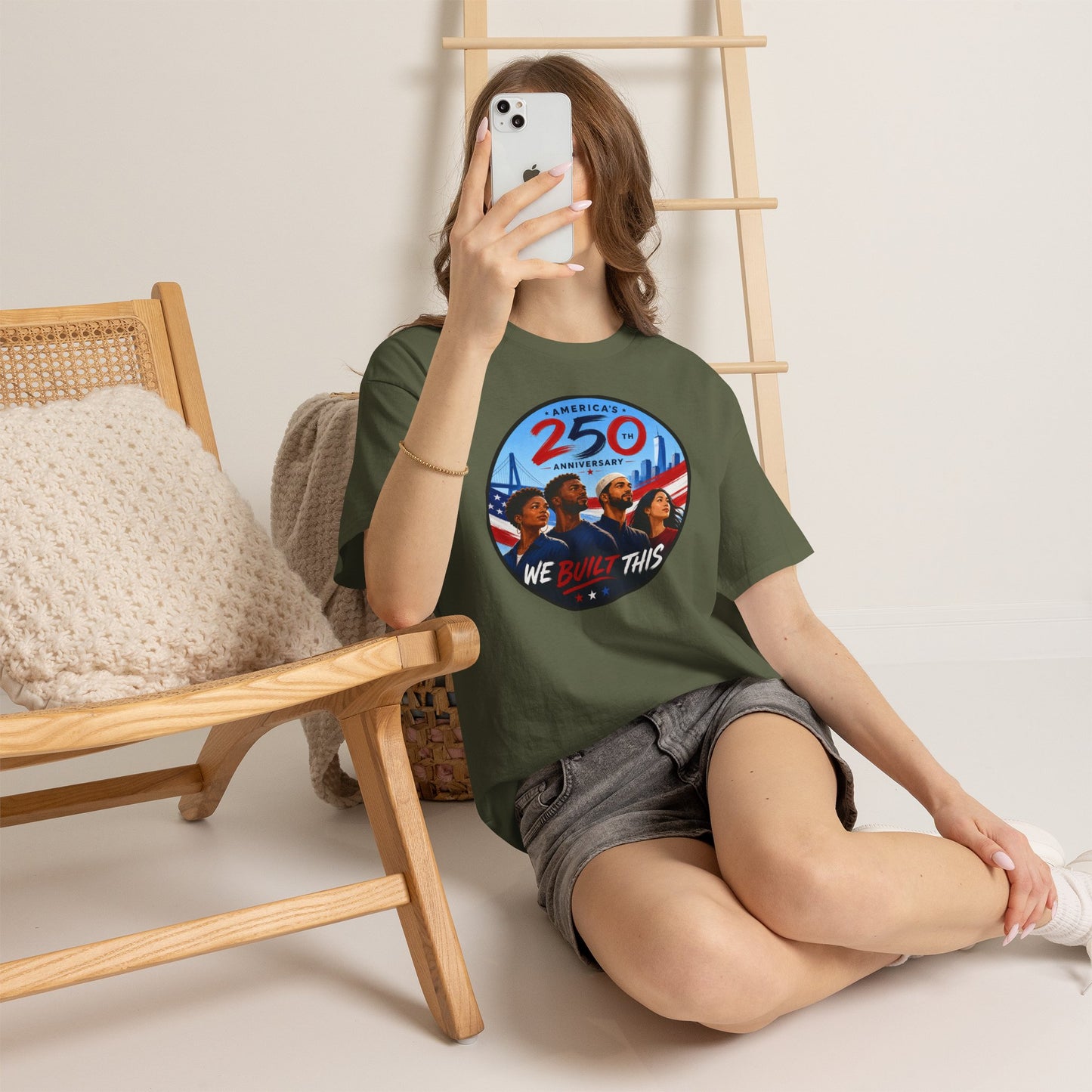 "We Built This" 250th Anniversary American Heritage Tee